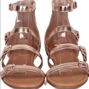 NEW! Rose Gold Gladiator Sandals